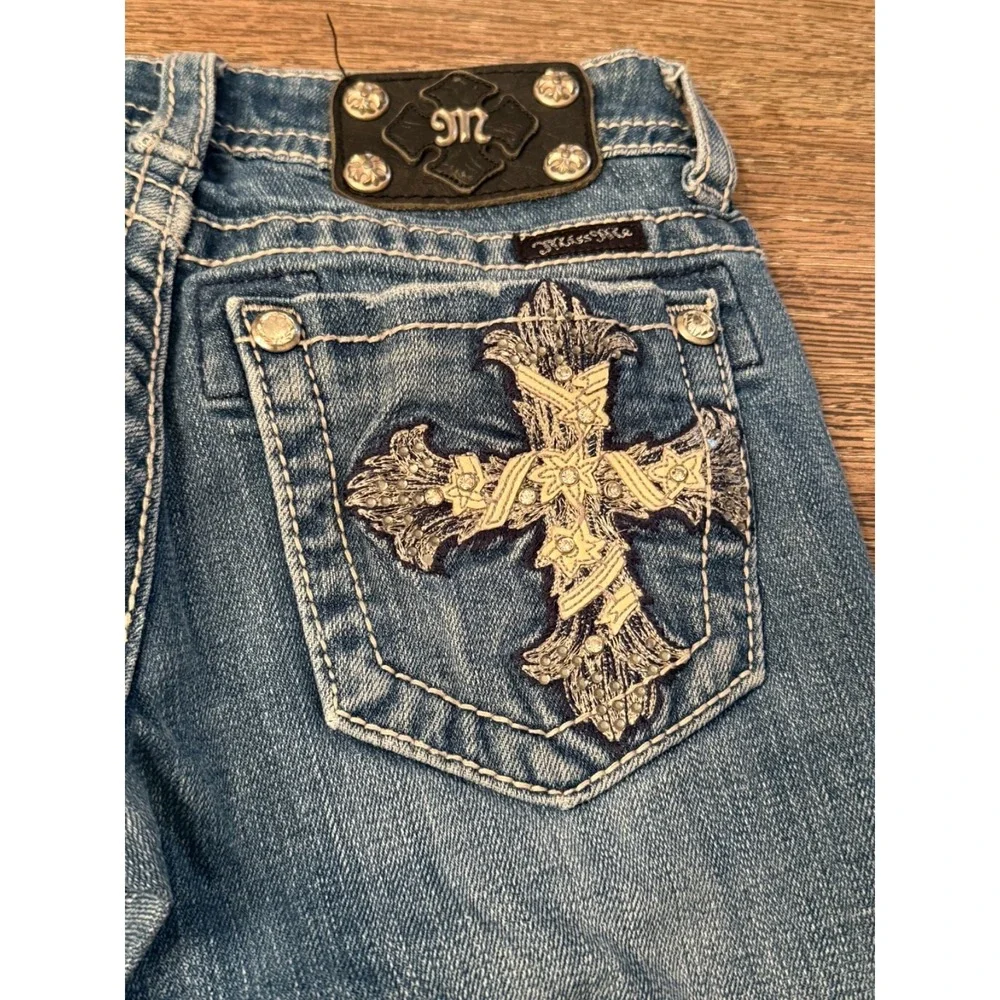 Miss Me Jeans Size 24 JE5445B2R Bootcut EXCELLENT CONDITION!! - Picture 9 of 16